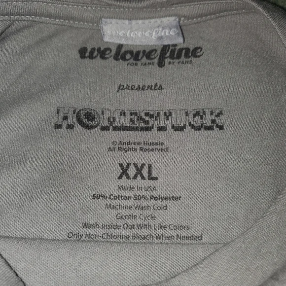 GUC RARE WeLoveFine Offical Brobot Dirk Homestuck Shirt sz 2XL Discontinued